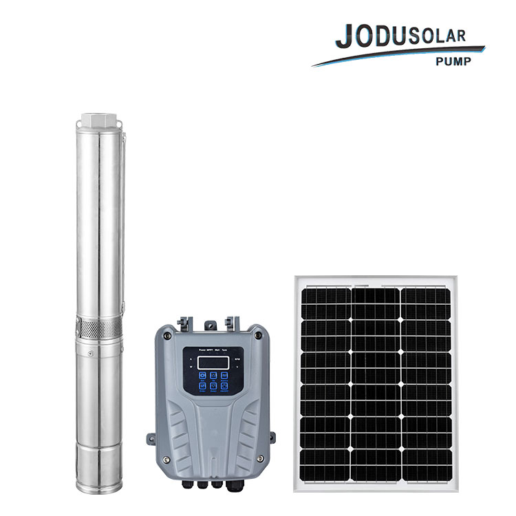 3-инчна соларна пумпа 200w-1100w со пластично коло